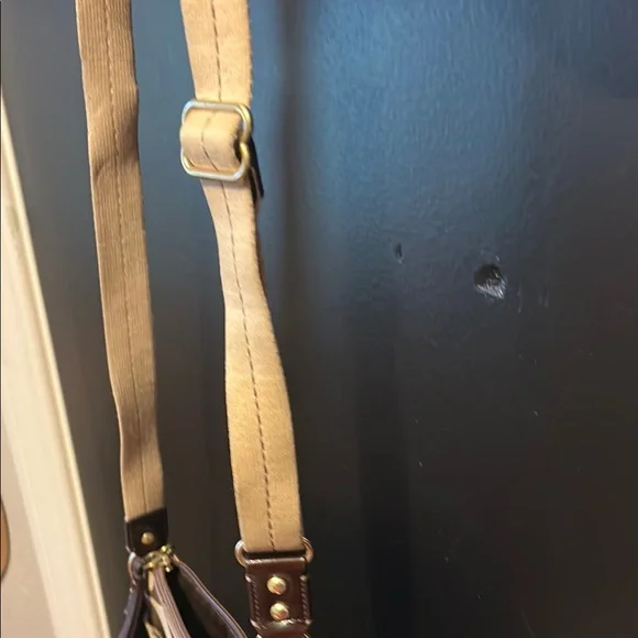 Coach Brown and Tan Crossbody Bag - Picture 8 of 8